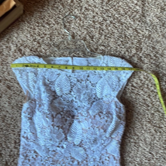 White Jovani size 2 cocktail/pageant/prom dress. - Picture 9 of 10